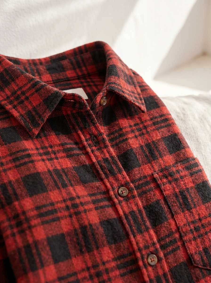 Camisa de franela mujer — cuadros — 3
